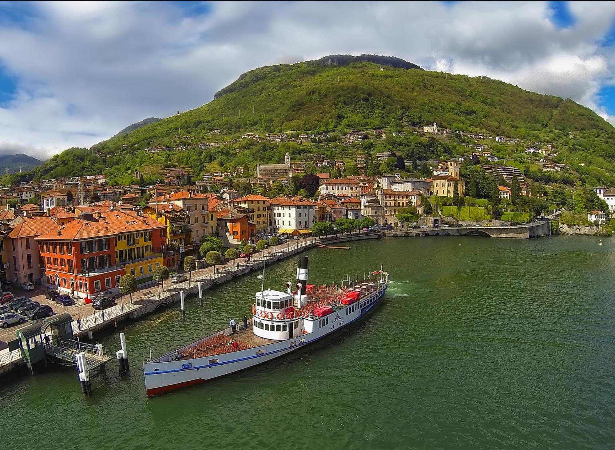 Апартаменты Elegant Historic Large House On Lake Como Граведона Экстерьер фото